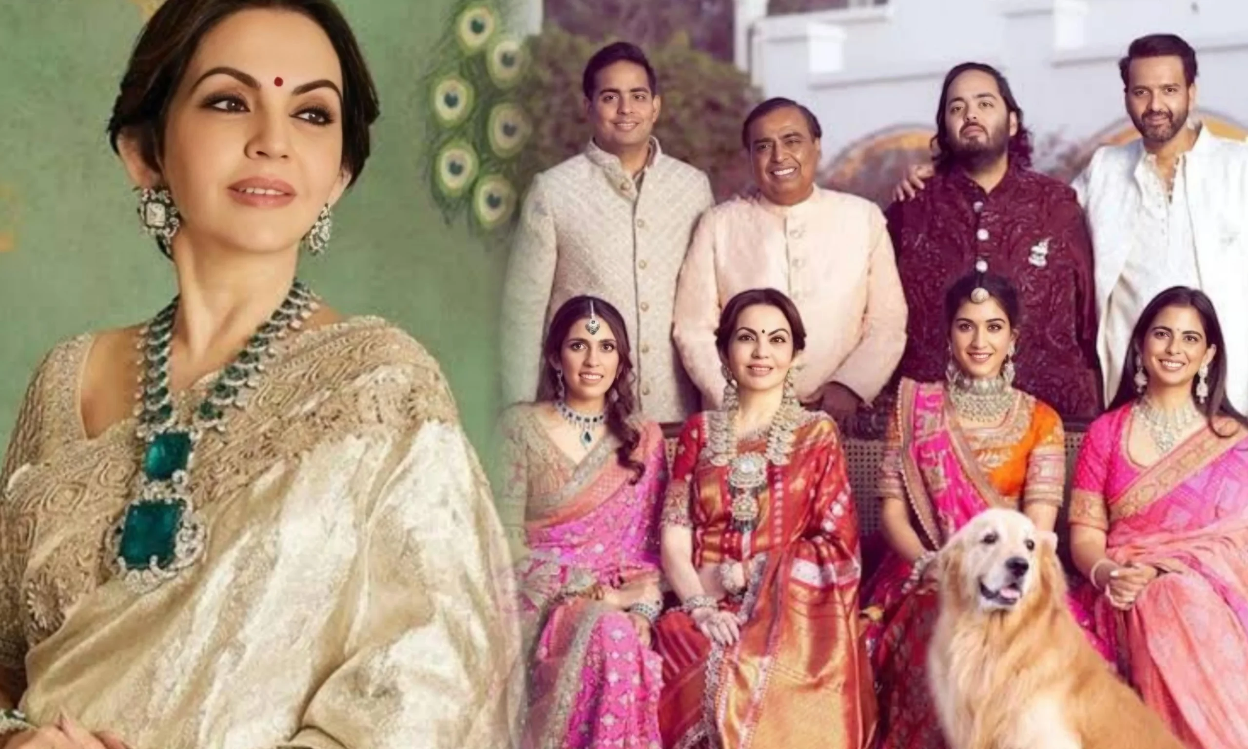 How did Nita and Mukesh Ambani become parents of three children